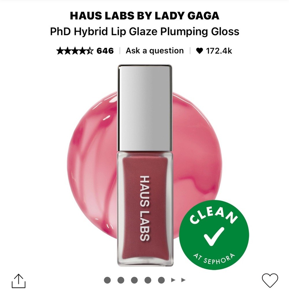 Haus Labs by Lady Gaga PHD Hybrid Lip Glaze in Guava